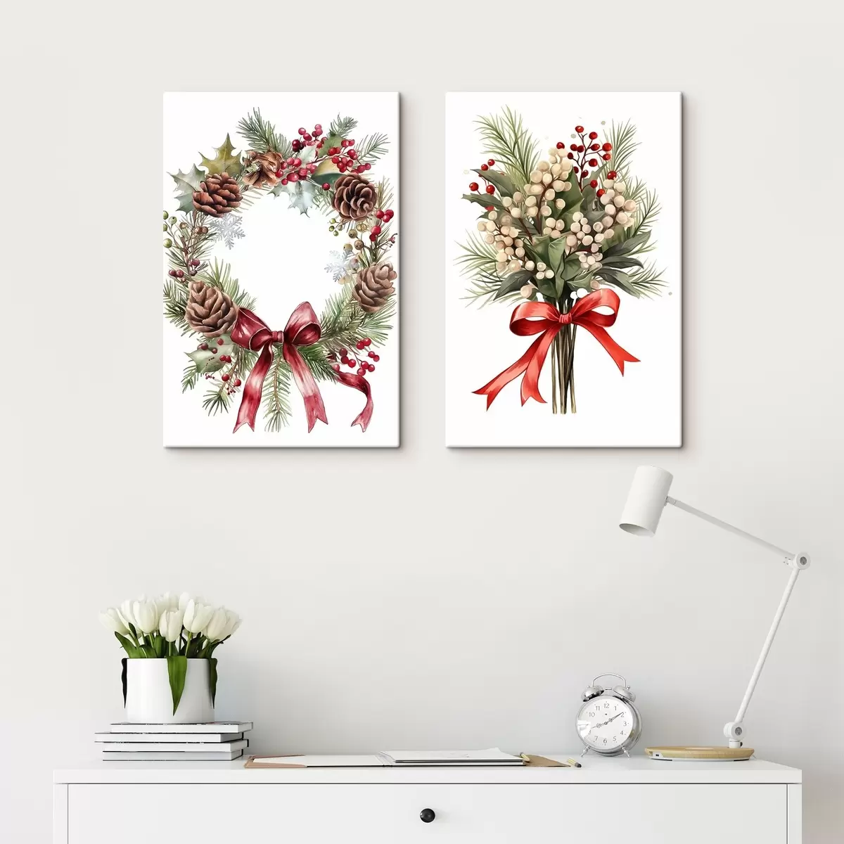 Wandbilder Weihnachtsdekorationen m00955