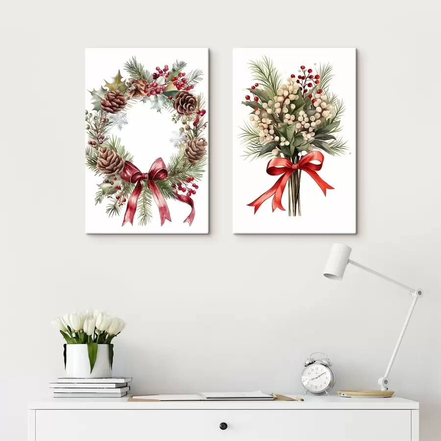 Wandbilder Weihnachtsdekorationen m00955