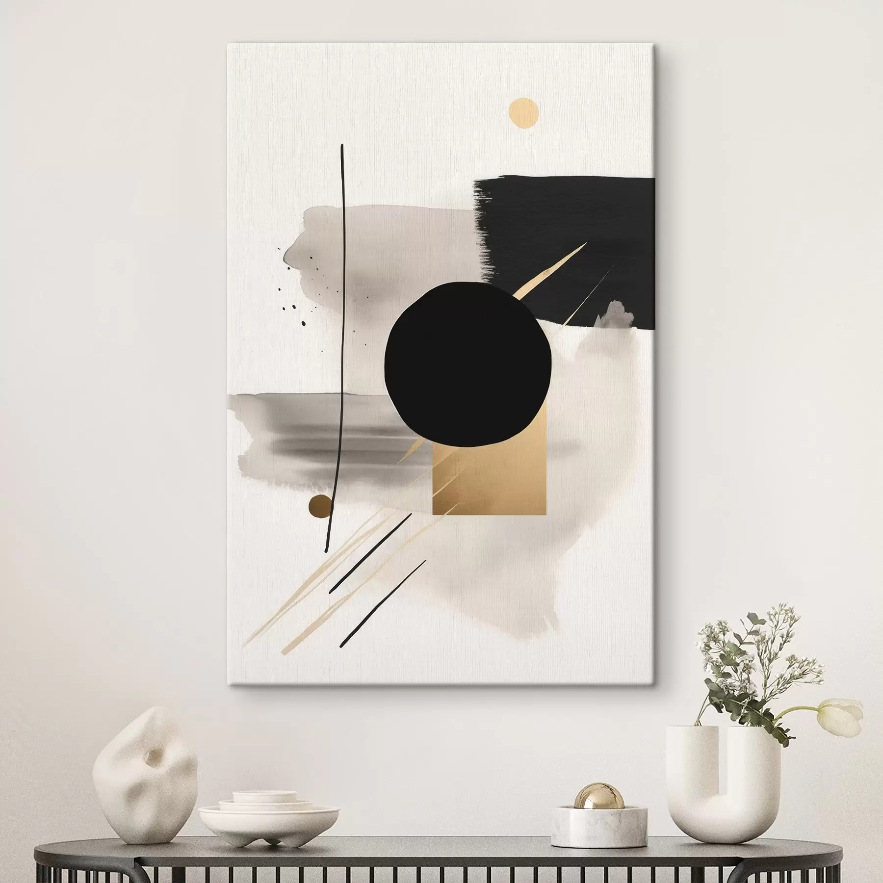 Wandbilder Abstraktionen mit Formen s46572