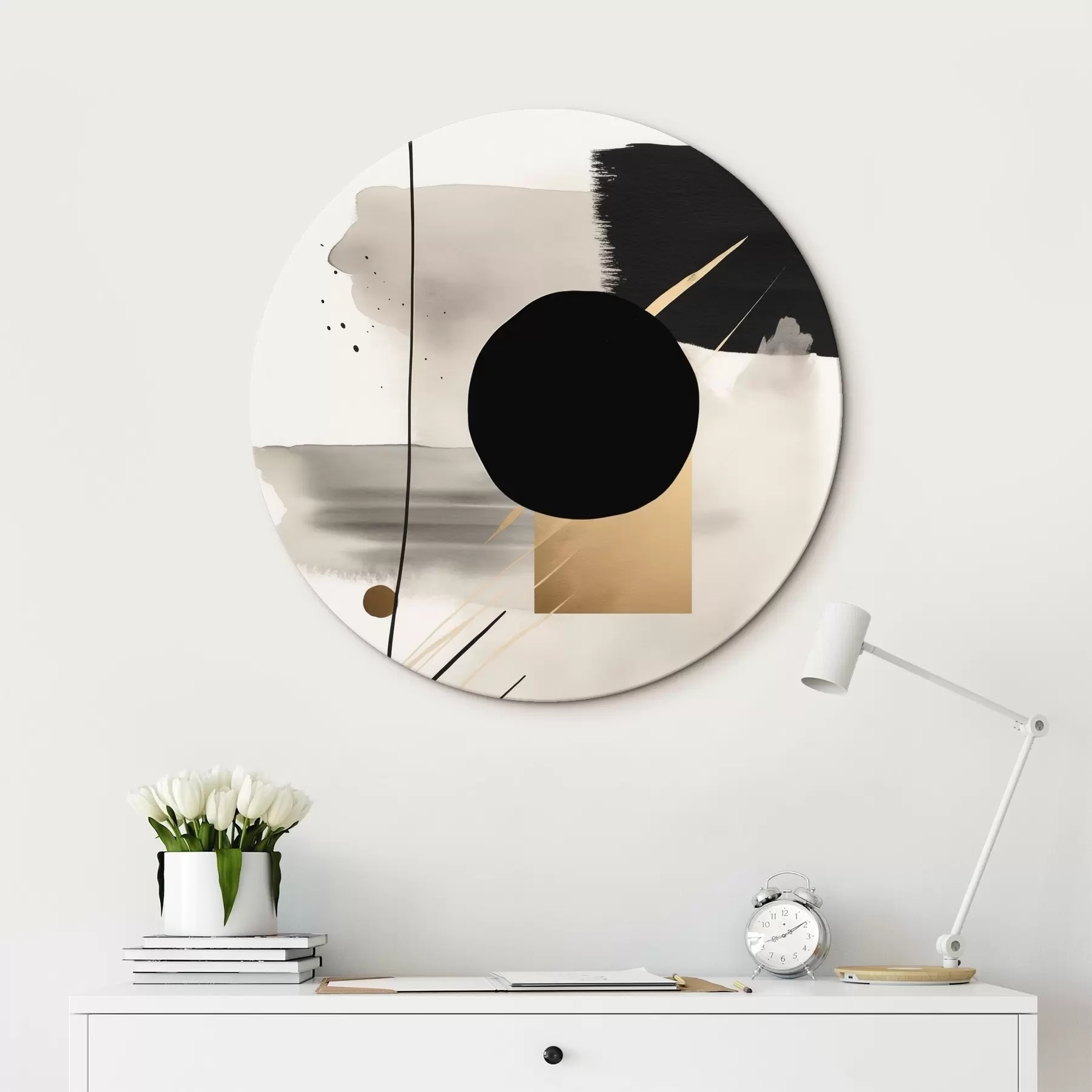 Wandbilder Abstraktionen mit Formen r46572