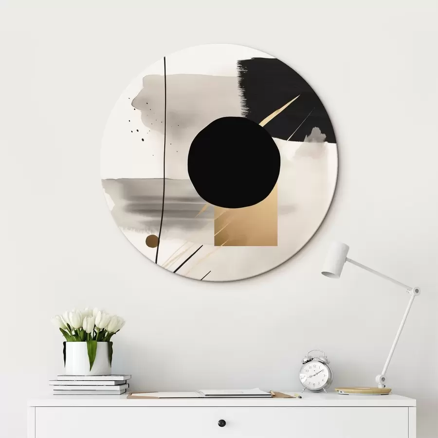 Wandbilder Abstraktionen mit Formen r46572