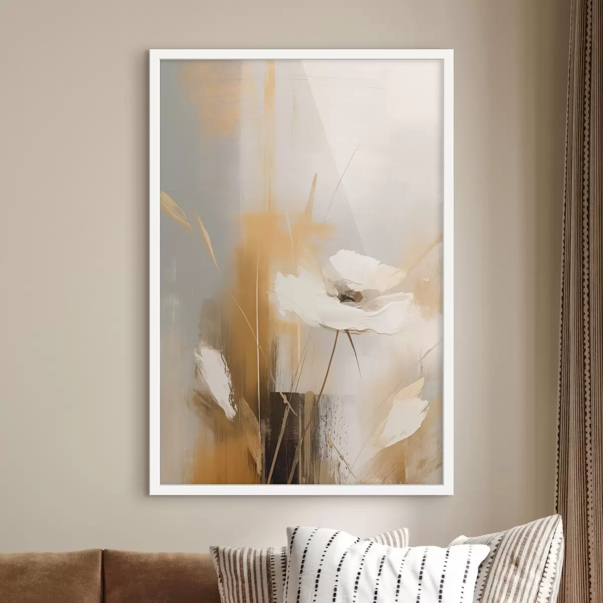 Poster Abstrakte Wildblume f46453
