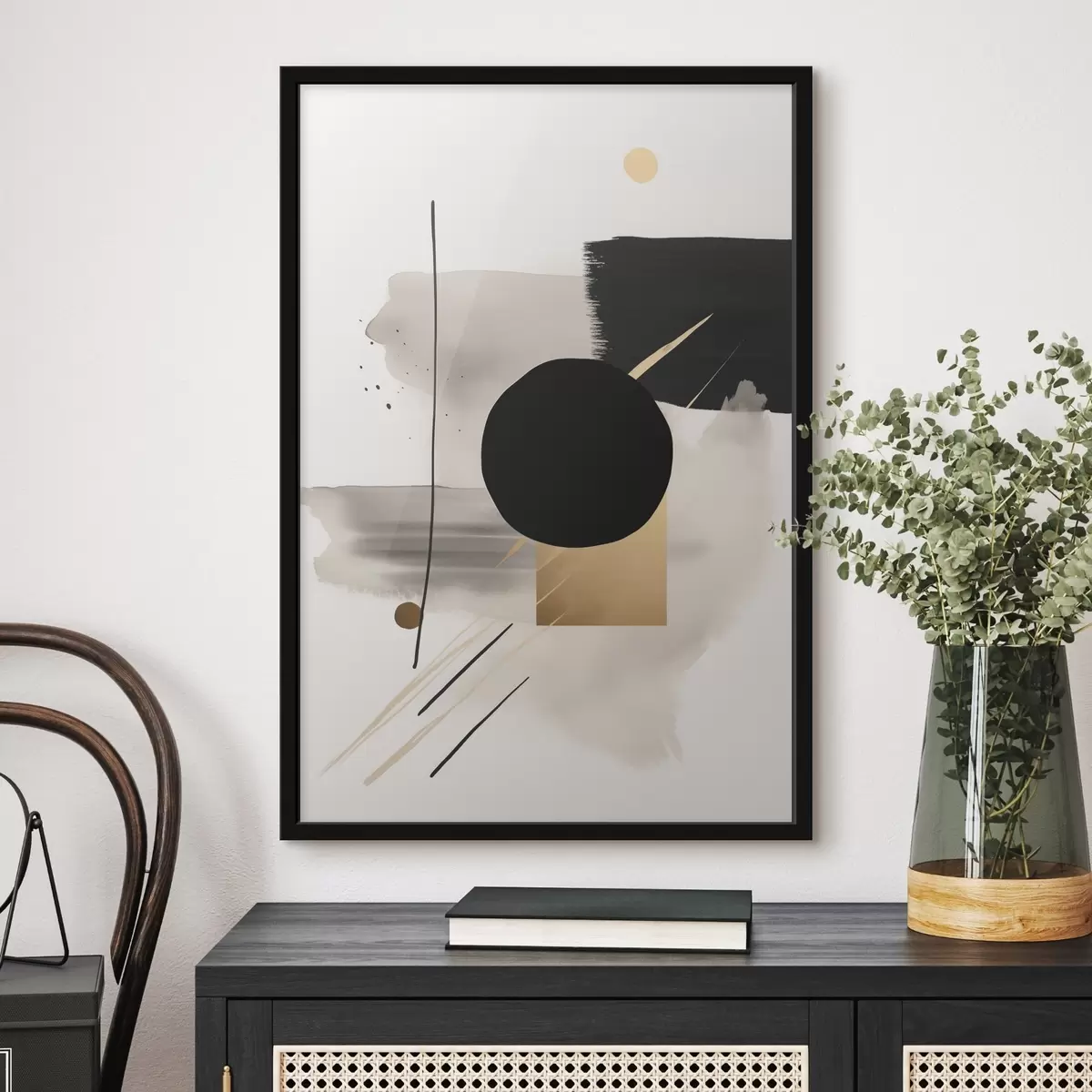 Poster Abstraktionen mit Formen f46572