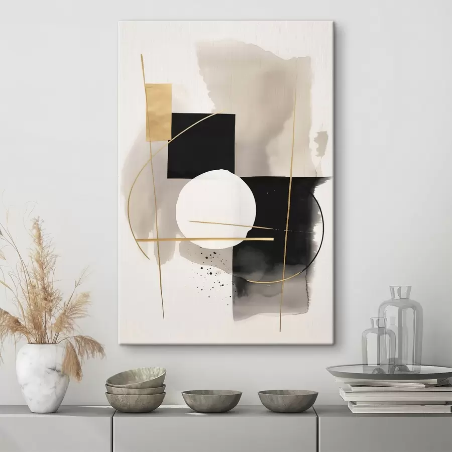 Wandbilder Abstraktionen mit Formen s46573