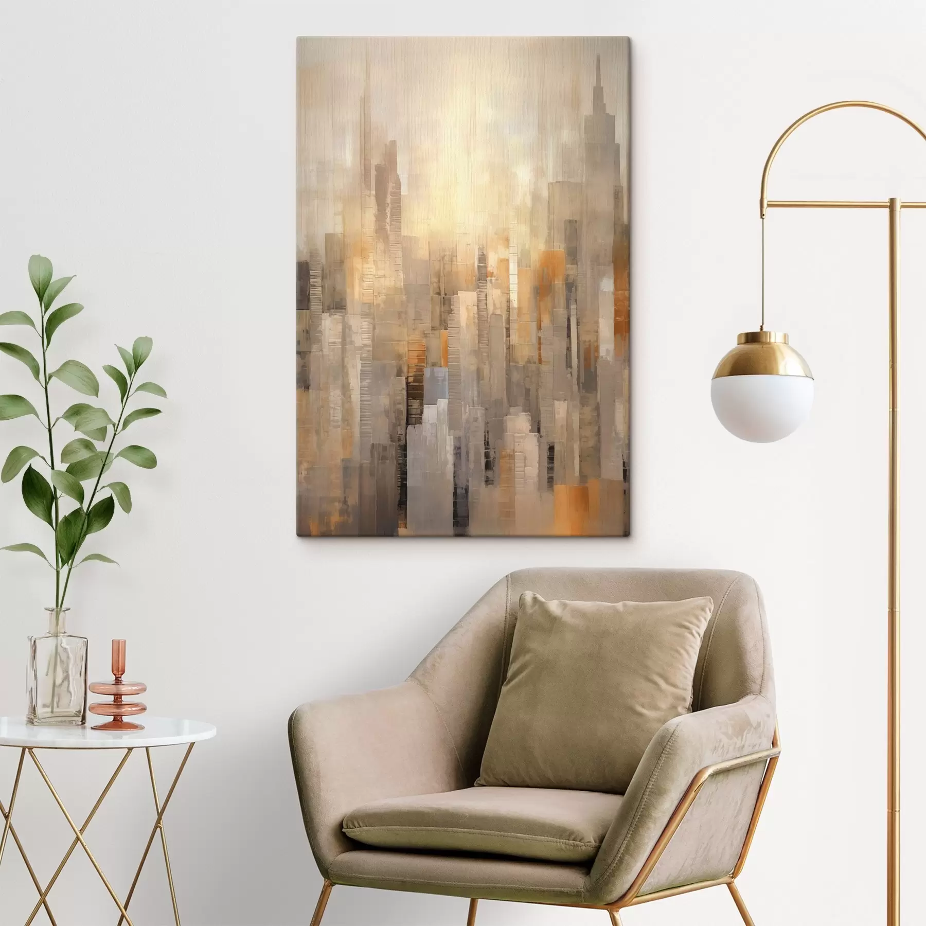 Wandbilder Abstraktes Stadtbild s46580