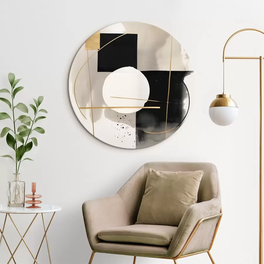 Wandbilder Abstraktionen mit Formen r46573