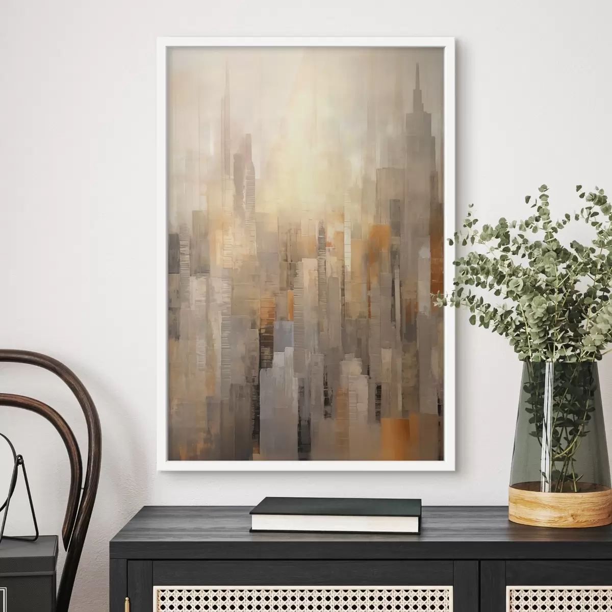 Poster Abstraktes Stadtbild f46580