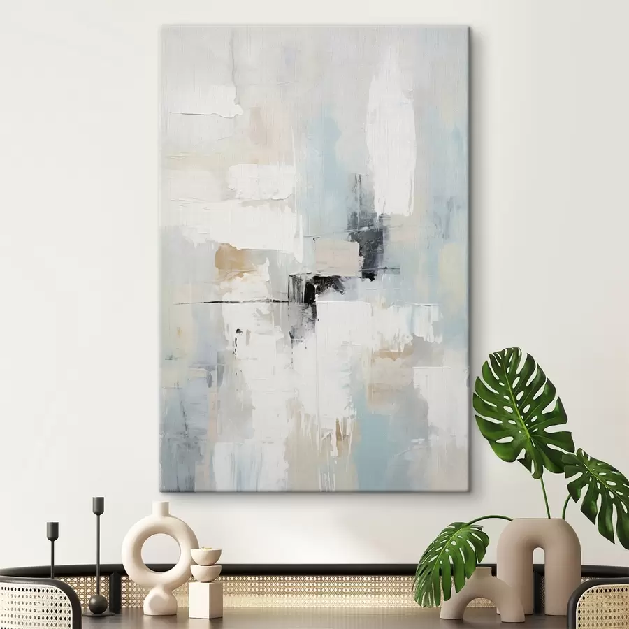 Wandbilder Heller Farbton mit schwarzem Akzent s46548