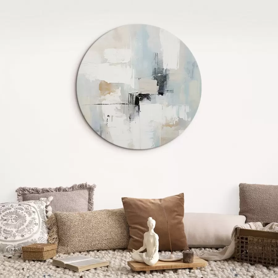 Wandbilder Heller Farbton mit schwarzem Akzent r46548