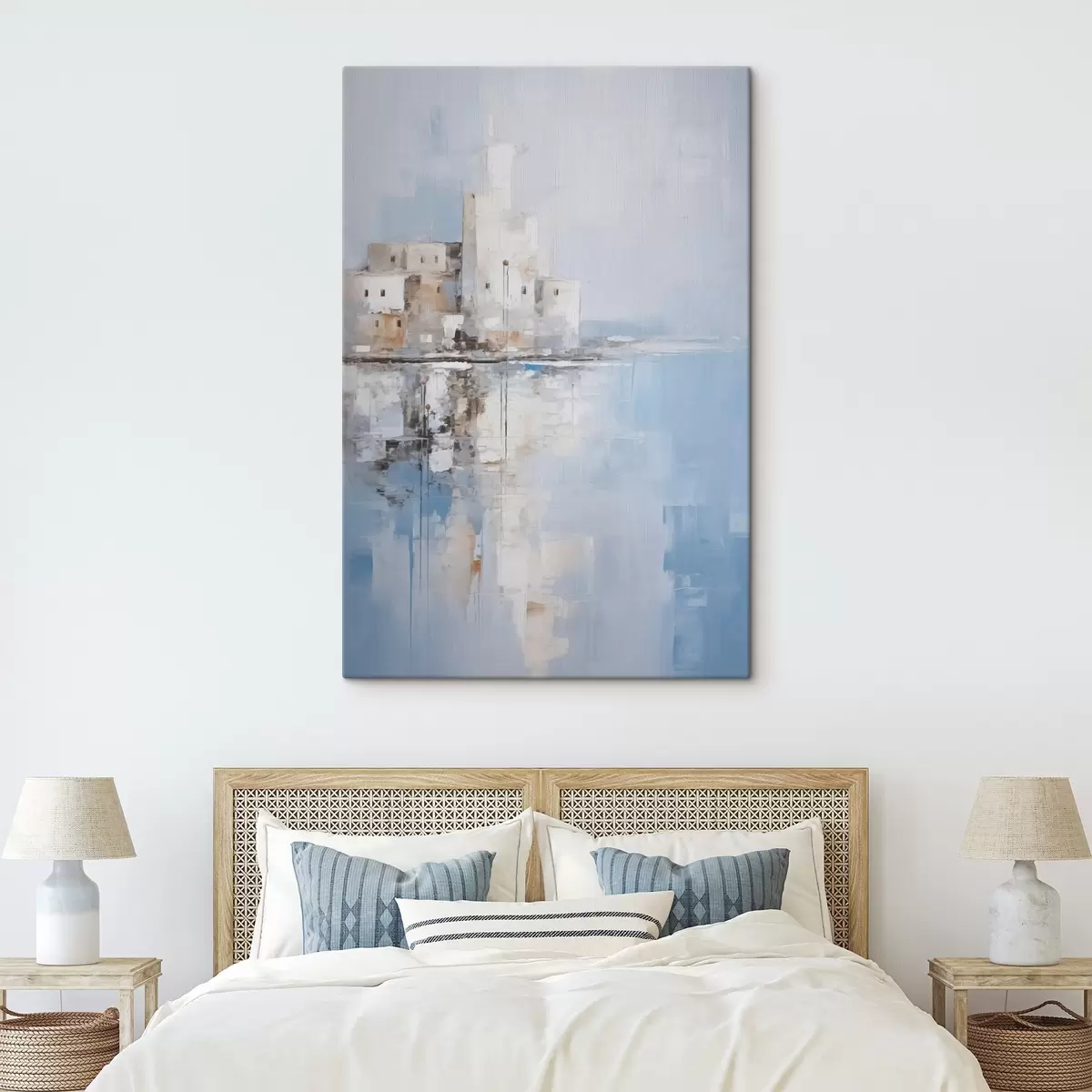 Wandbilder Abstrakte Landschaftsimitation in der Malerei s46674