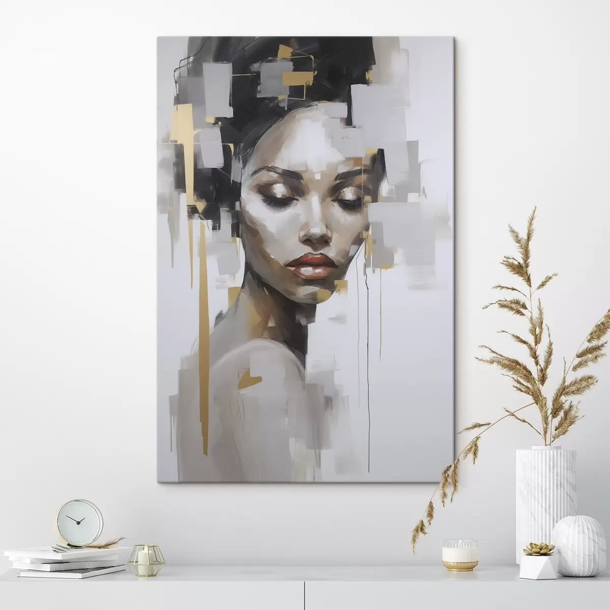Wandbilder Abstraktes Porträt s46676