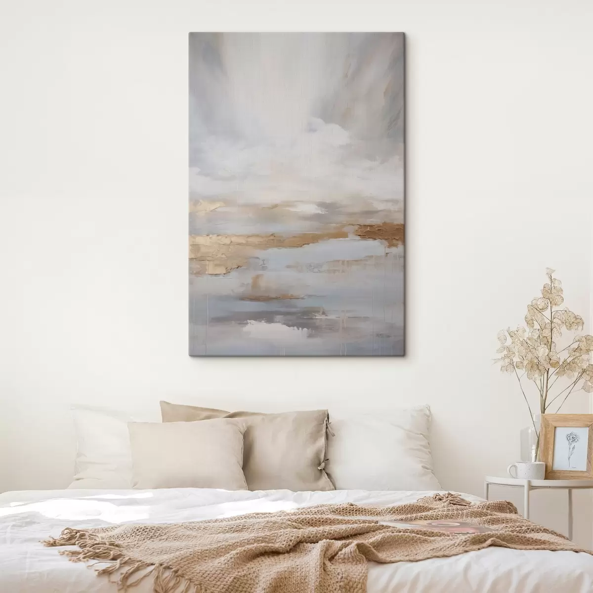 Wandbilder Abstrakte Komposition, Nachahmung der Malerei s46678