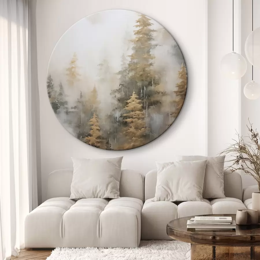 Wandbilder Waldimitation in der Malerei r46672