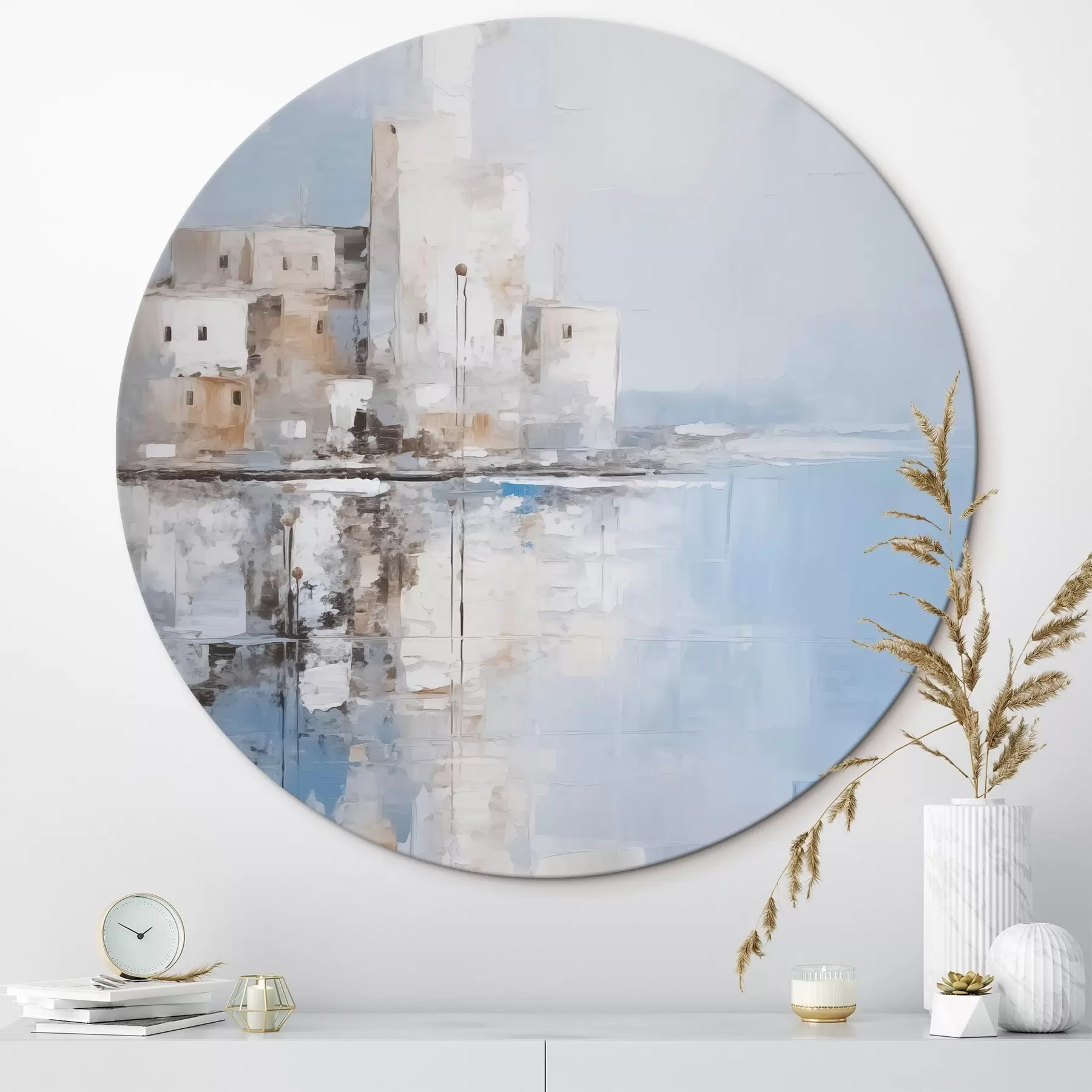 Wandbilder Abstrakte Landschaftsimitation in der Malerei r46674