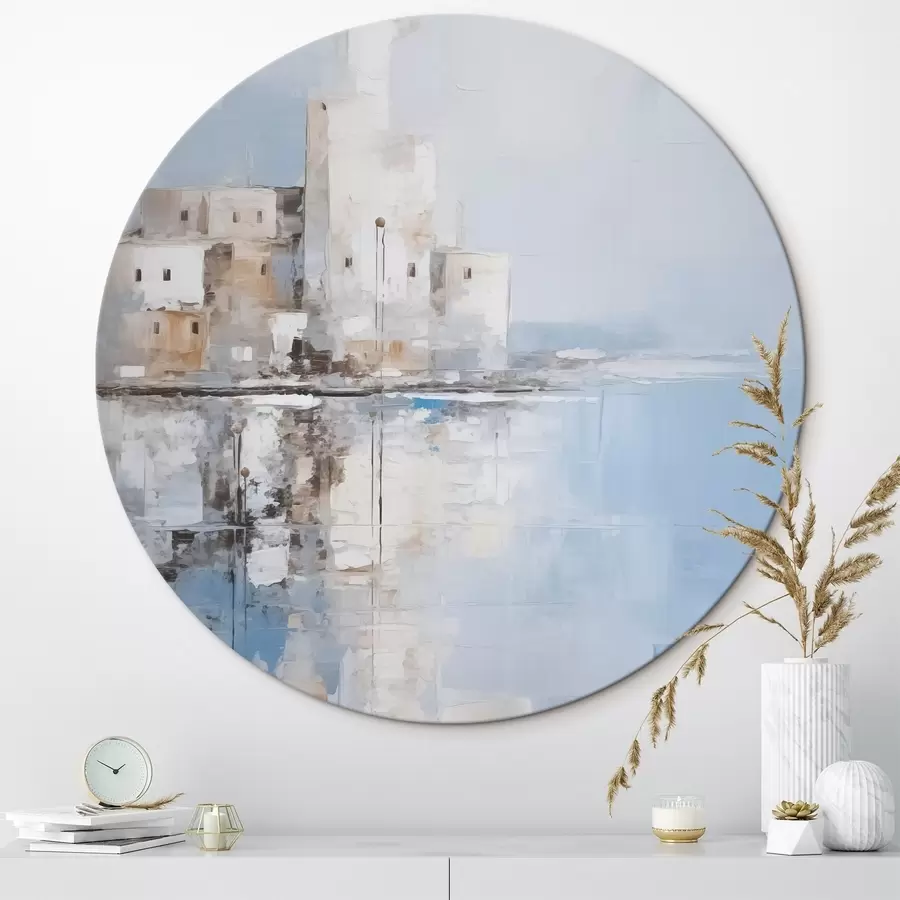 Wandbilder Abstrakte Landschaftsimitation in der Malerei r46674