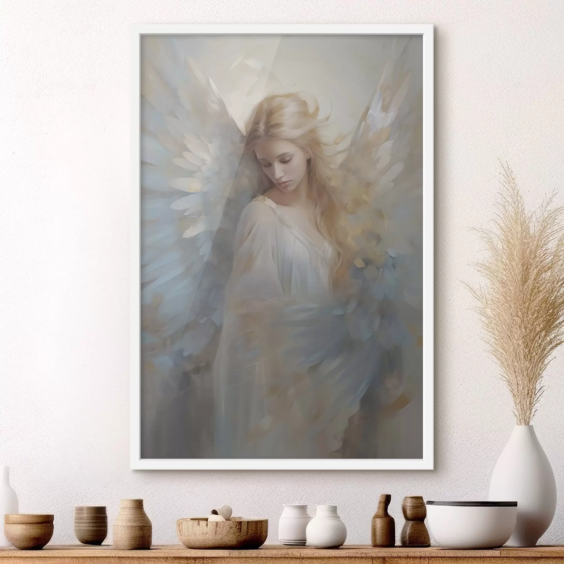 Fototapete Engel abstrakte Malerei Imitation f46682