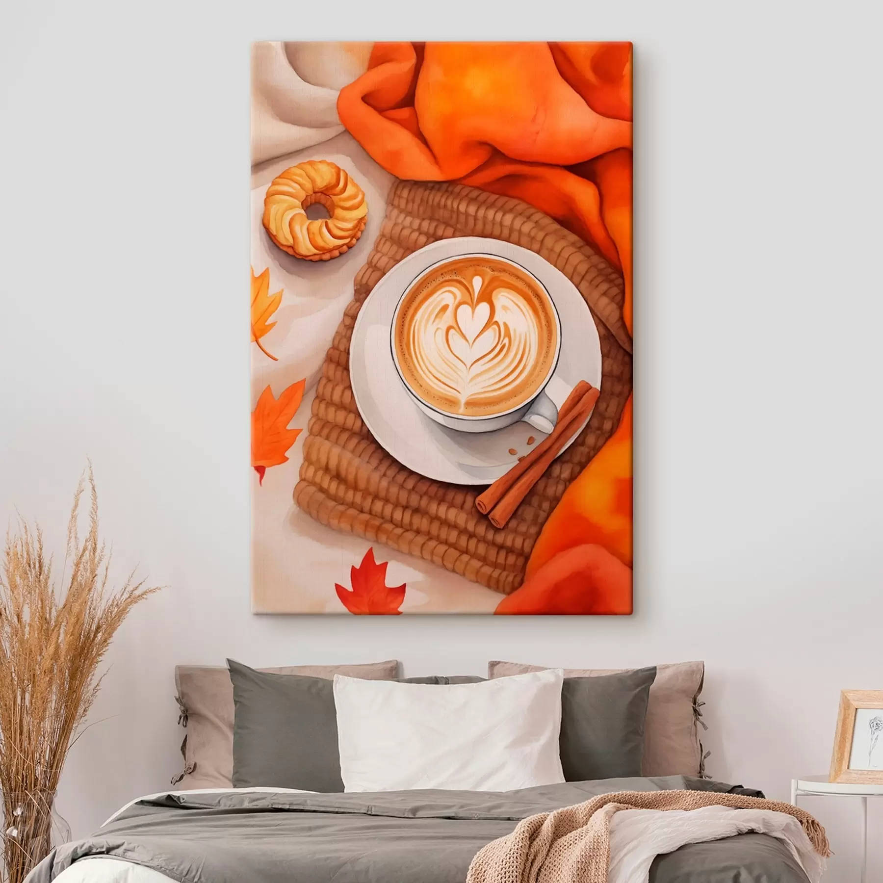 Wandbilder Herbst-Latte s46623