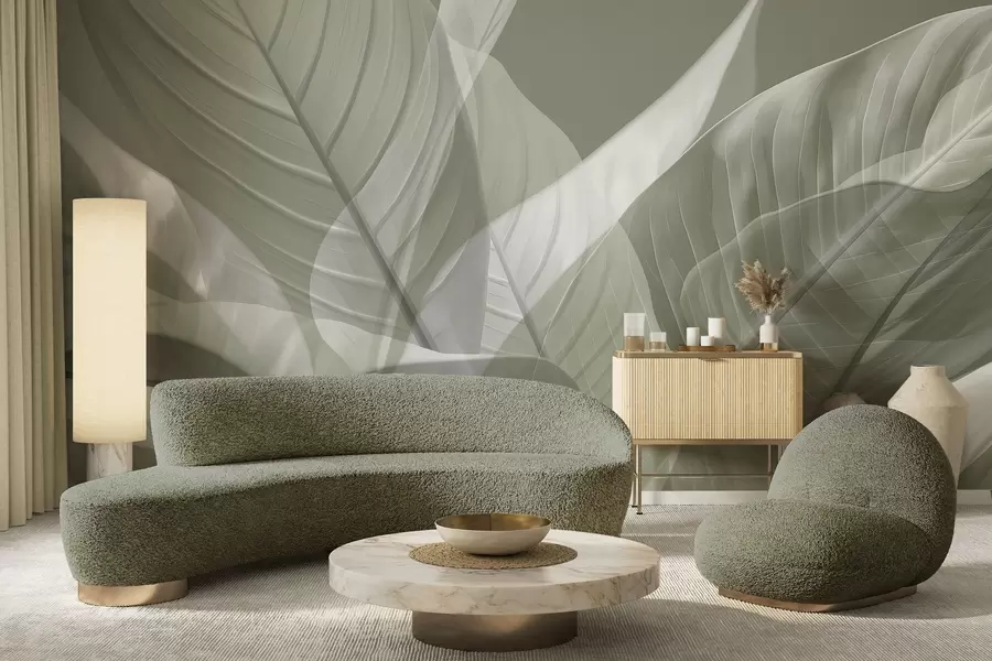 Fototapete Große Blätter w04901