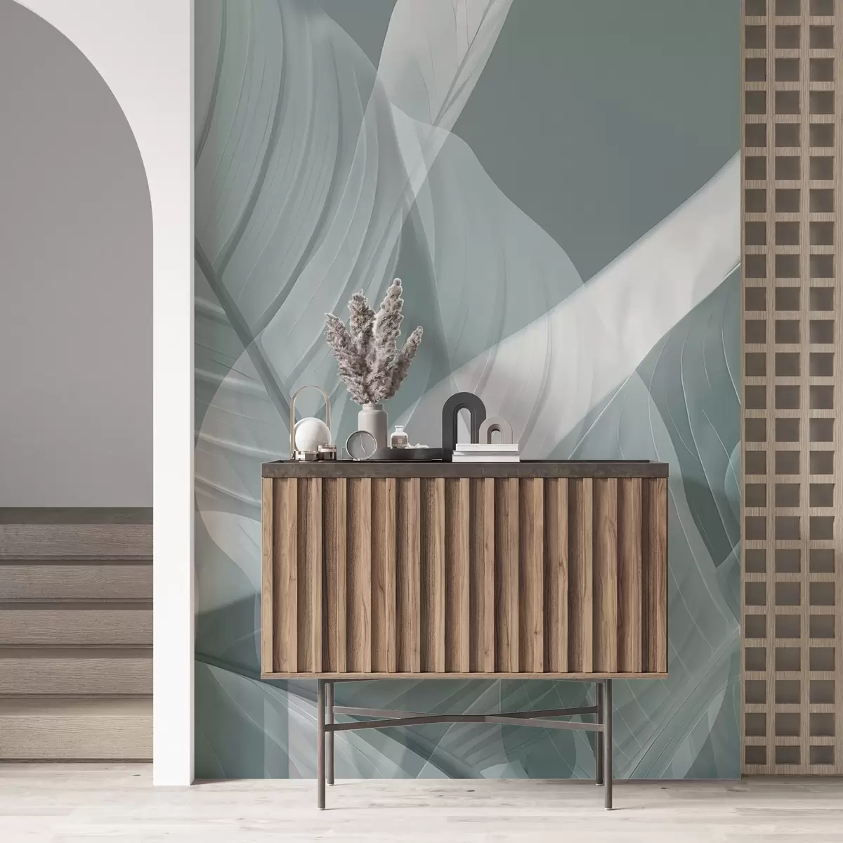 Fototapete Große Blätter w04901v1