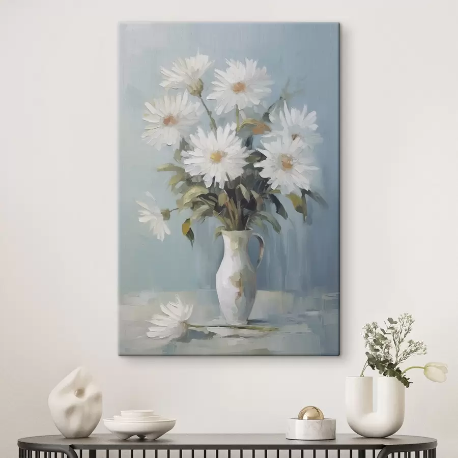 Wandbilder Blumen in einer Vase – Imitationsgemälde s46743