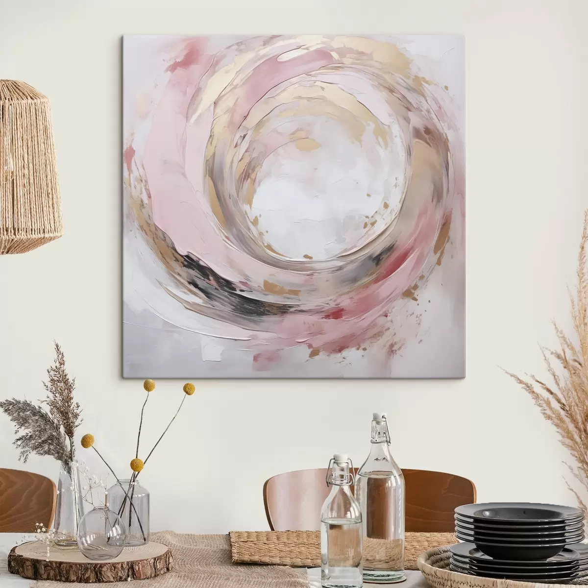 Wandbilder Wirbelwind, Gemäldeimitation s46744