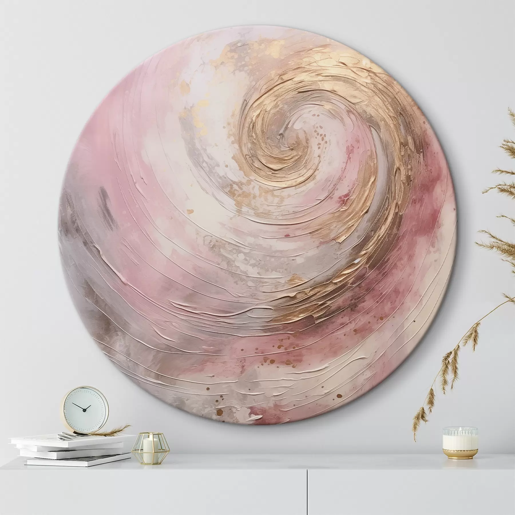 Wandbilder Abstrakter Wirbel, Gemäldeimitation r46745