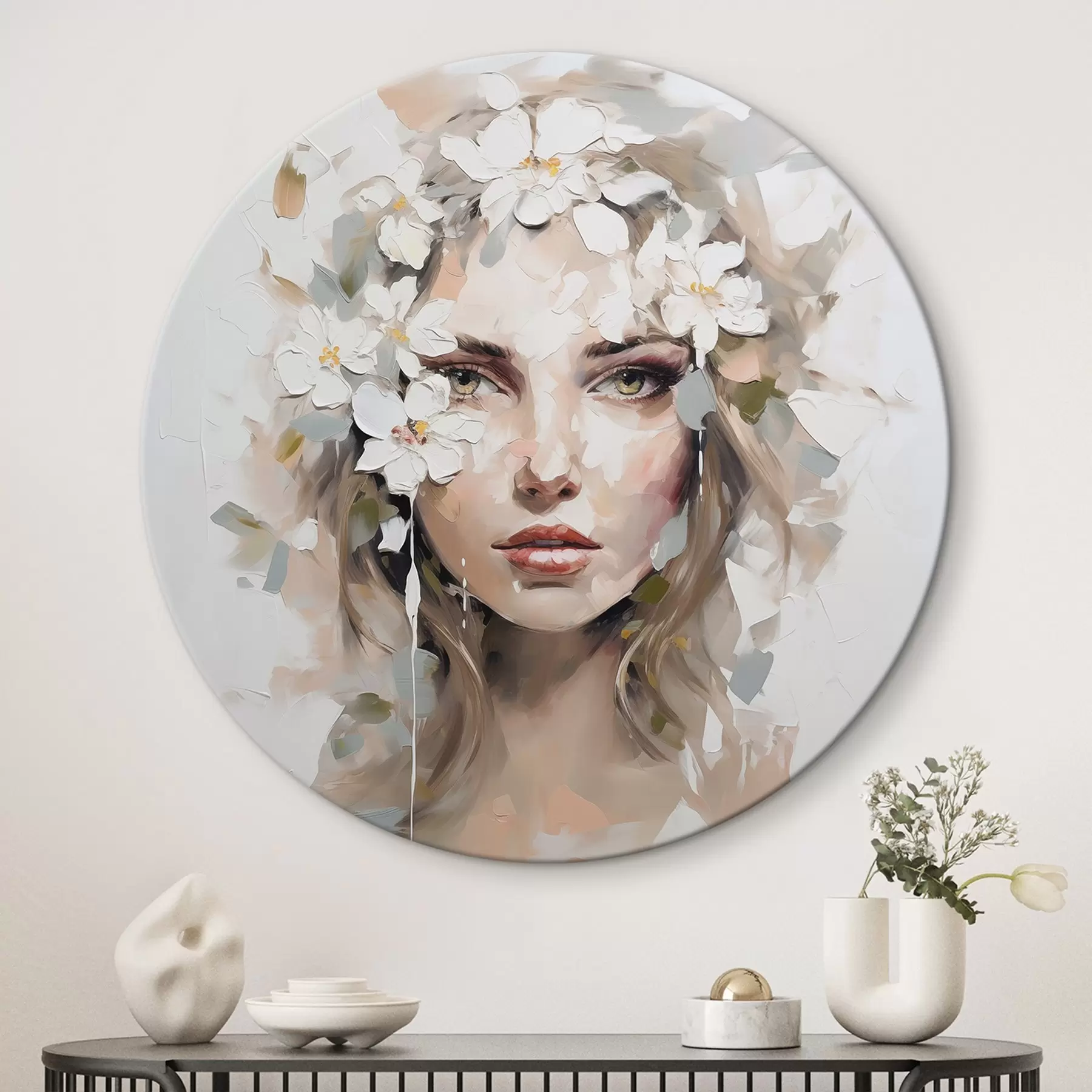 Wandbilder Abstraktes Porträt Nachahmung der Malerei r46749