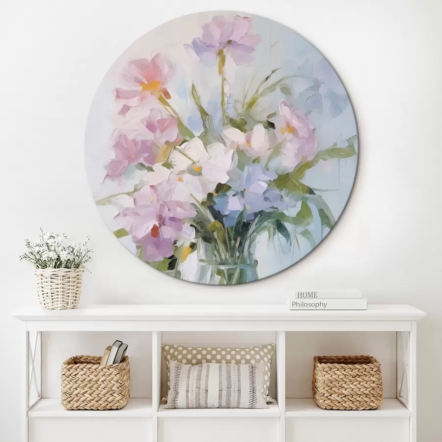 Wandbilder Blumenstrauß in einer Vase, Nachahmung eines Gemäldes r46751