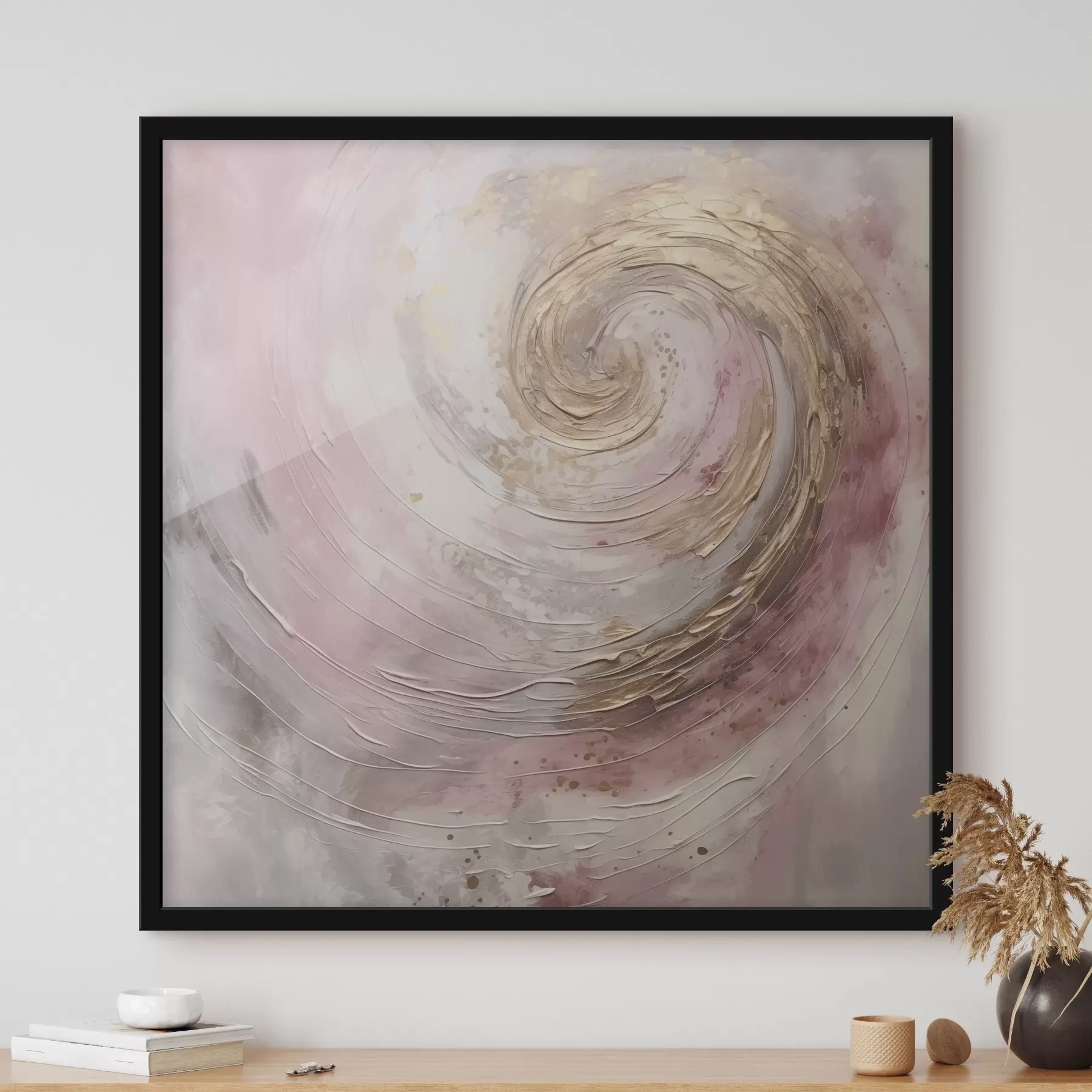 Fototapete Abstrakter Wirbel, Gemäldeimitation f46745