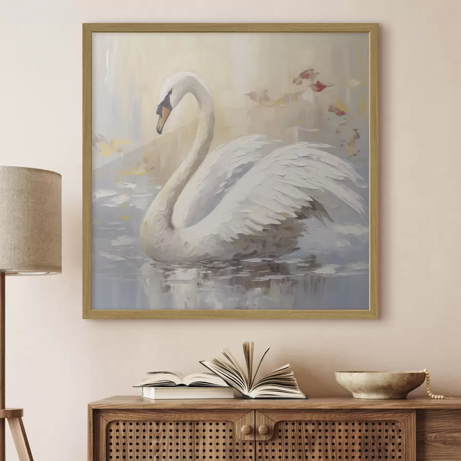 Fototapete Vögel und Leuchten f46748