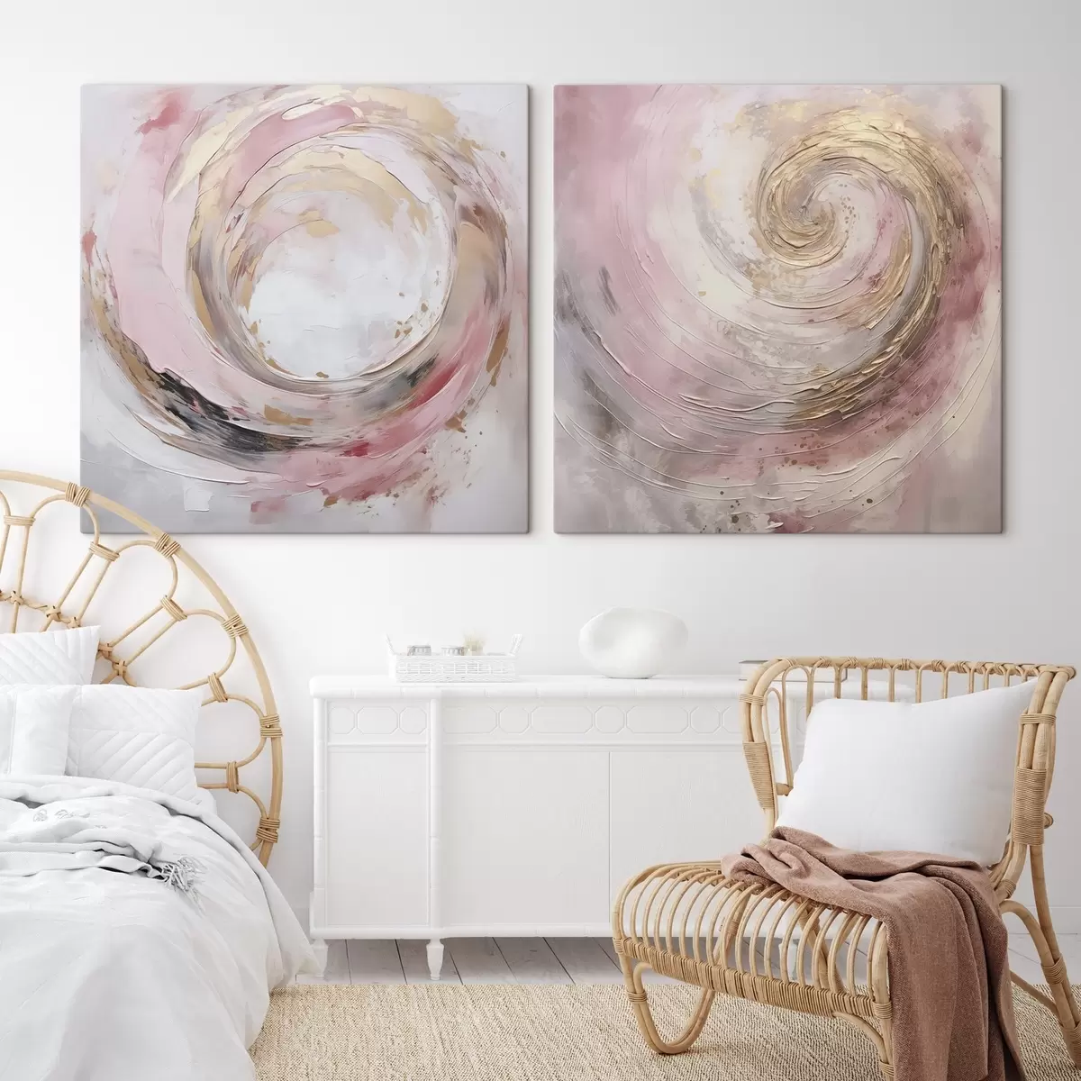 Wandbilder Abstrakte Wirbel-Imitationsmalerei m01028