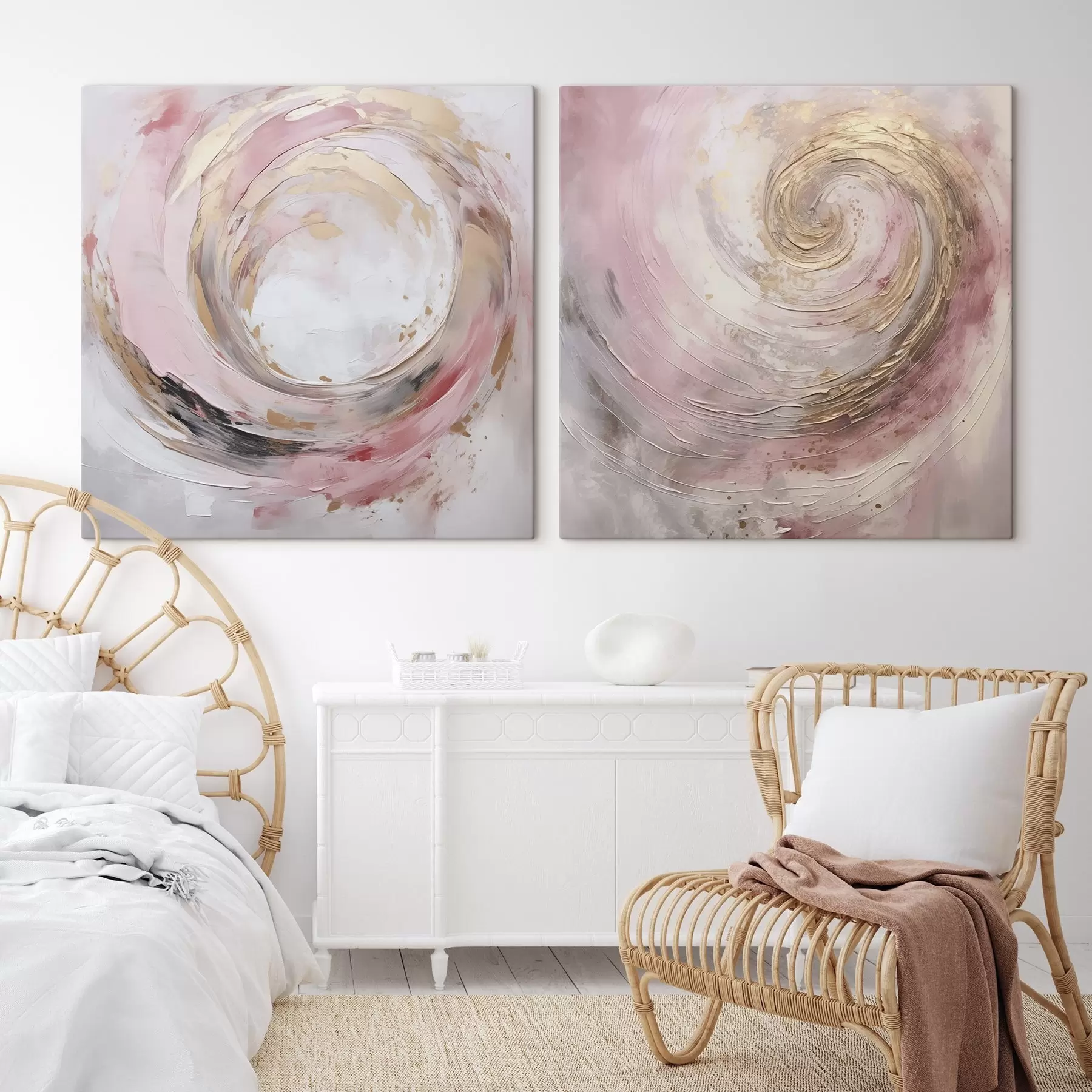 Wandbilder Abstrakte Wirbel-Imitationsmalerei m01028