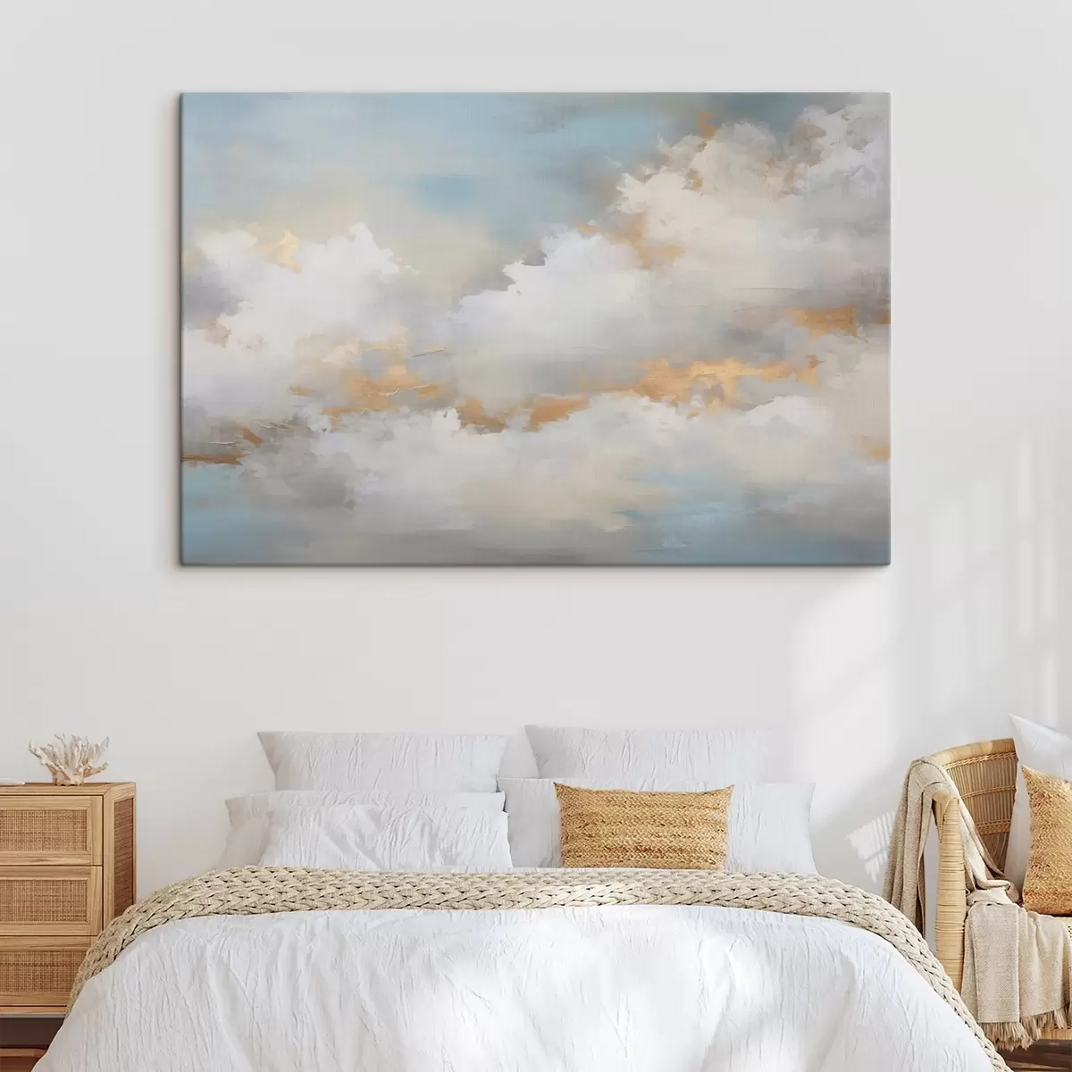 Wandbilder Himmel und Wolken imitieren Malerei s46760