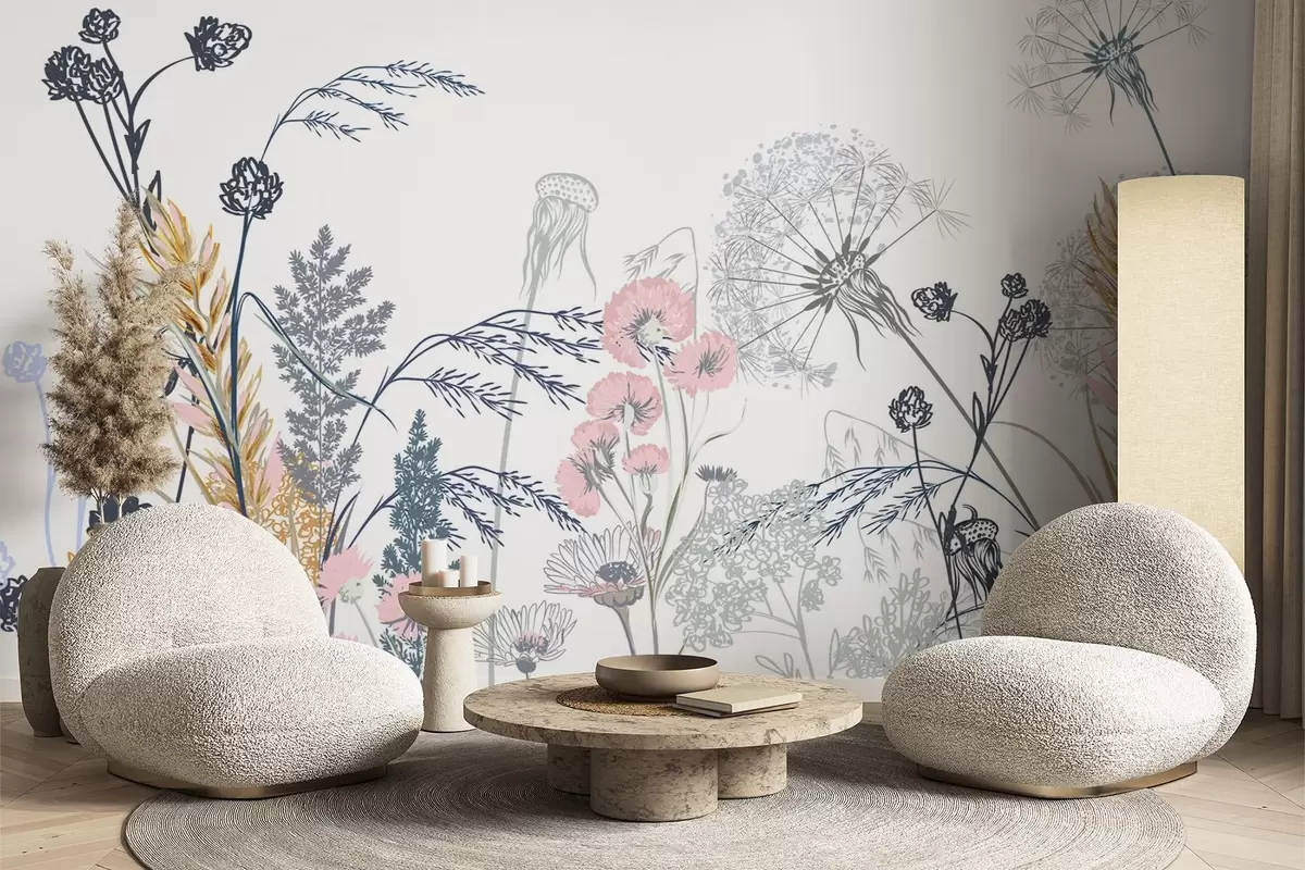 Fototapete Wildblumen w04943v2