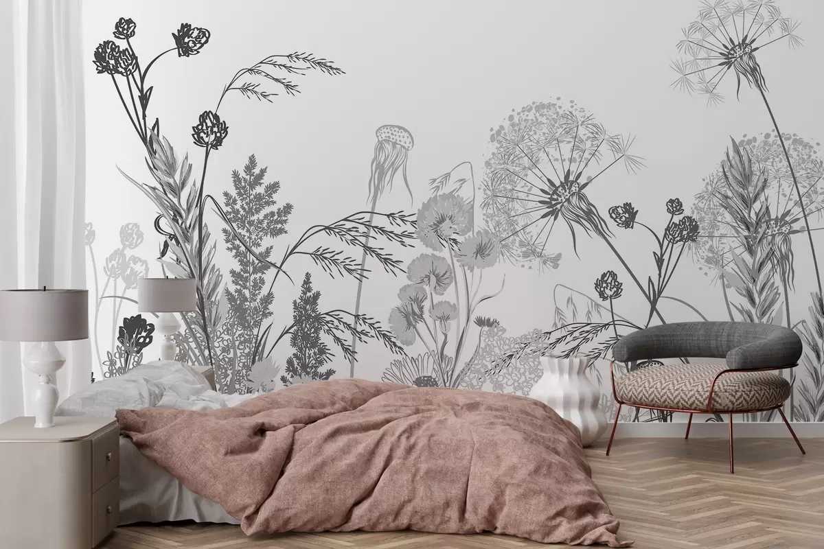 Fototapete Wildblumen w04943v3