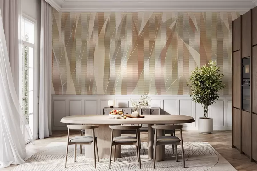 Fototapete Verflochtene Elemente w04945