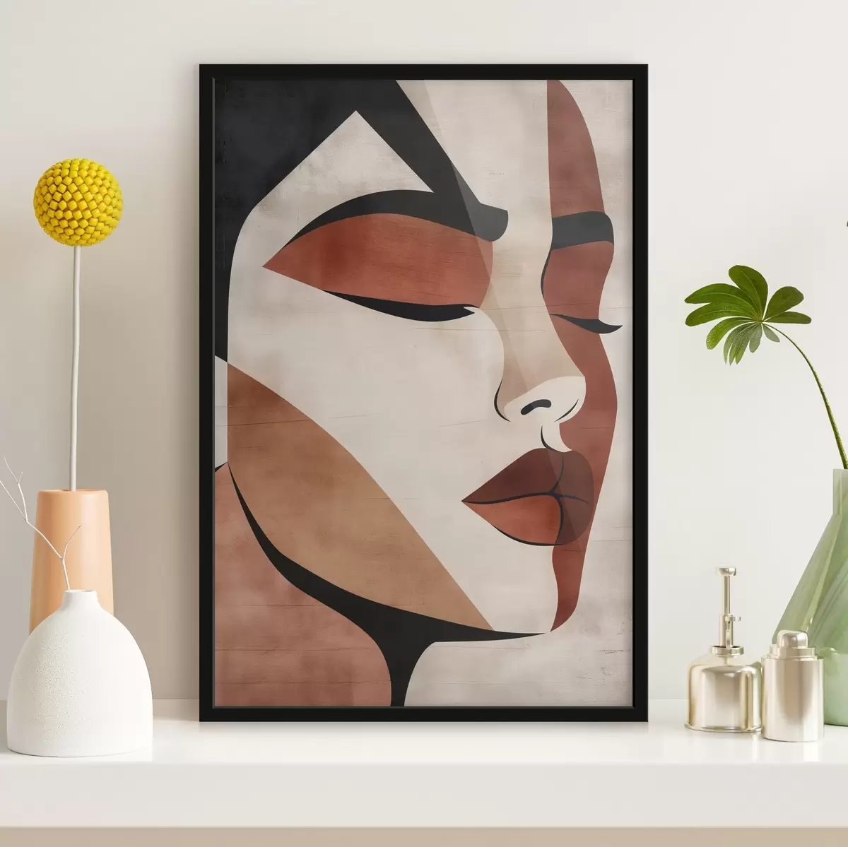 Poster Gesicht einer Frau f46797