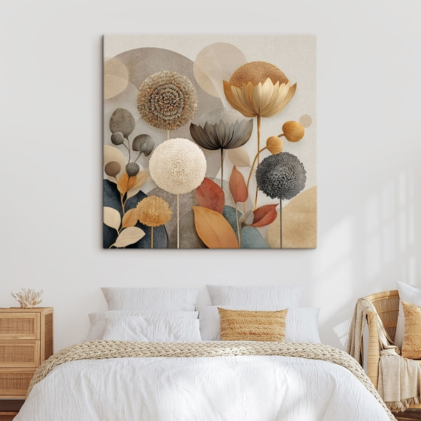 Wandbild Abstrakte Blumen, Leinwandbilder Blumen und Pflanzen, s46788 : Uwalls.at