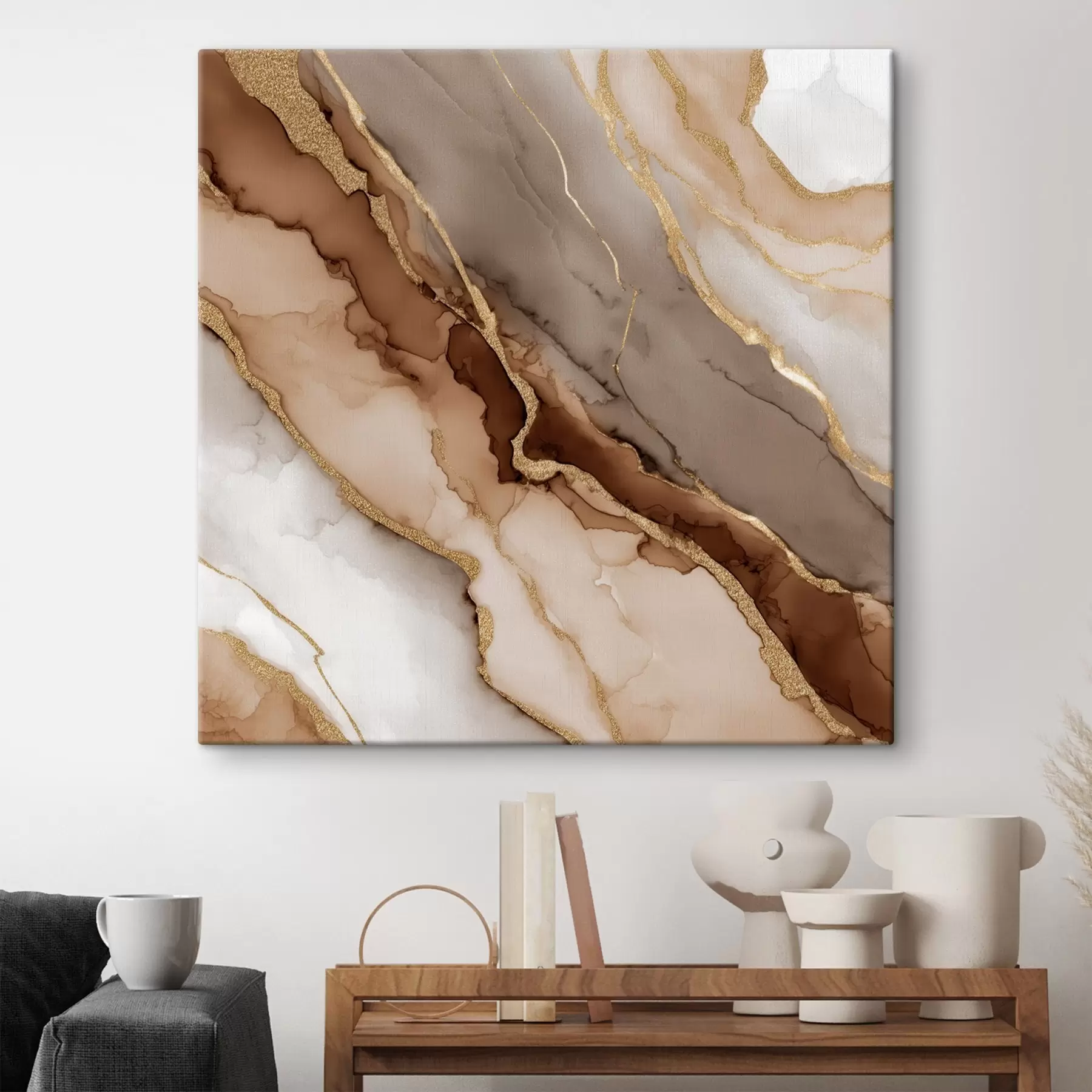 Wandbilder Strukturiertes Steinmotiv in künstlerischem Stil s46643