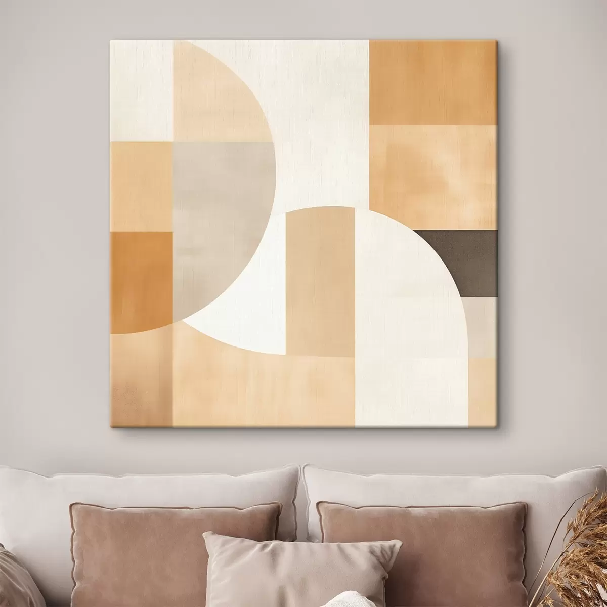 Wandbilder Dekorative Hügel in künstlerischem Stil s46651