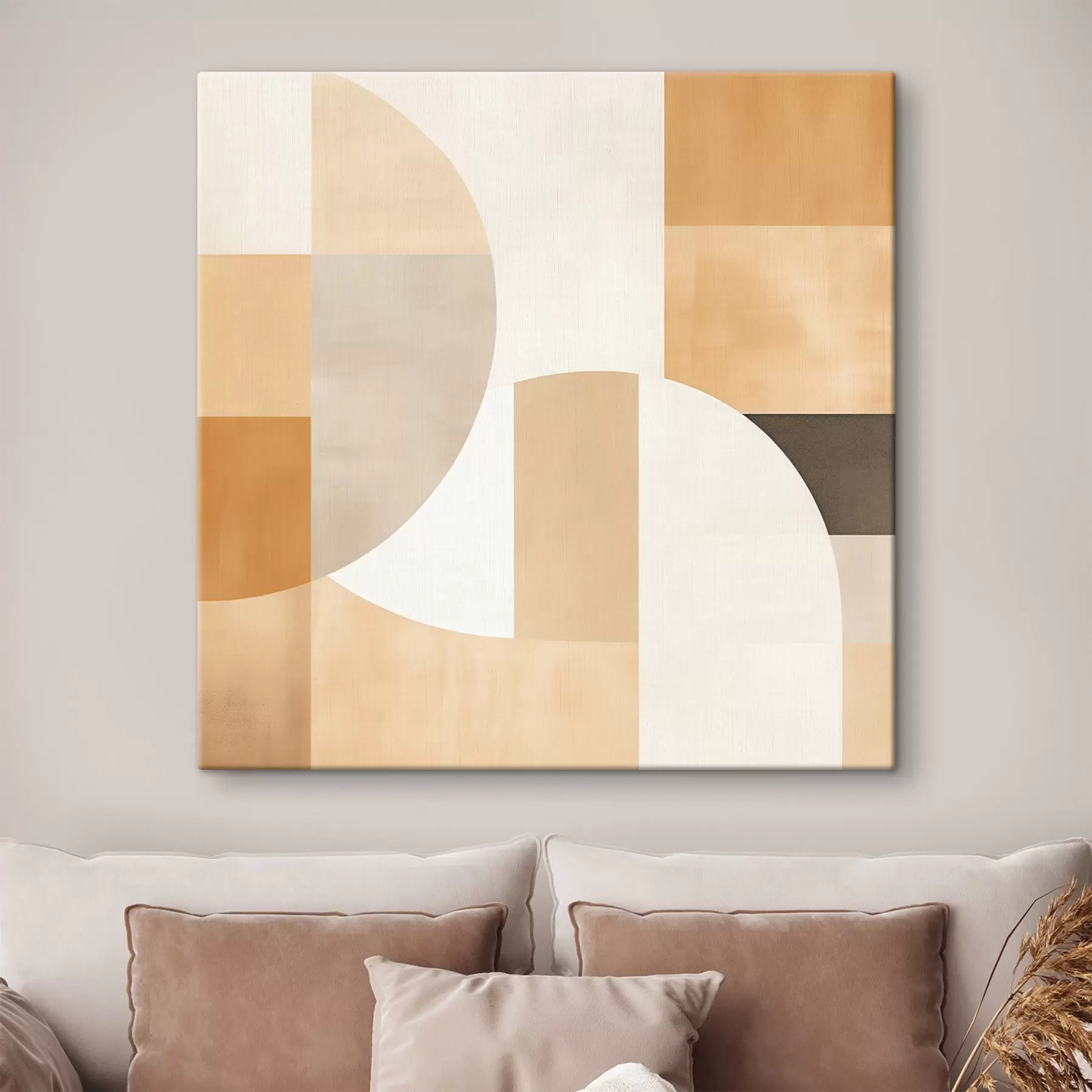 Wandbilder Dekorative Hügel in künstlerischem Stil s46651