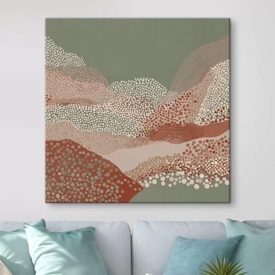 Wandbilder Landschaft in einer stilisierten Interpretation s46652