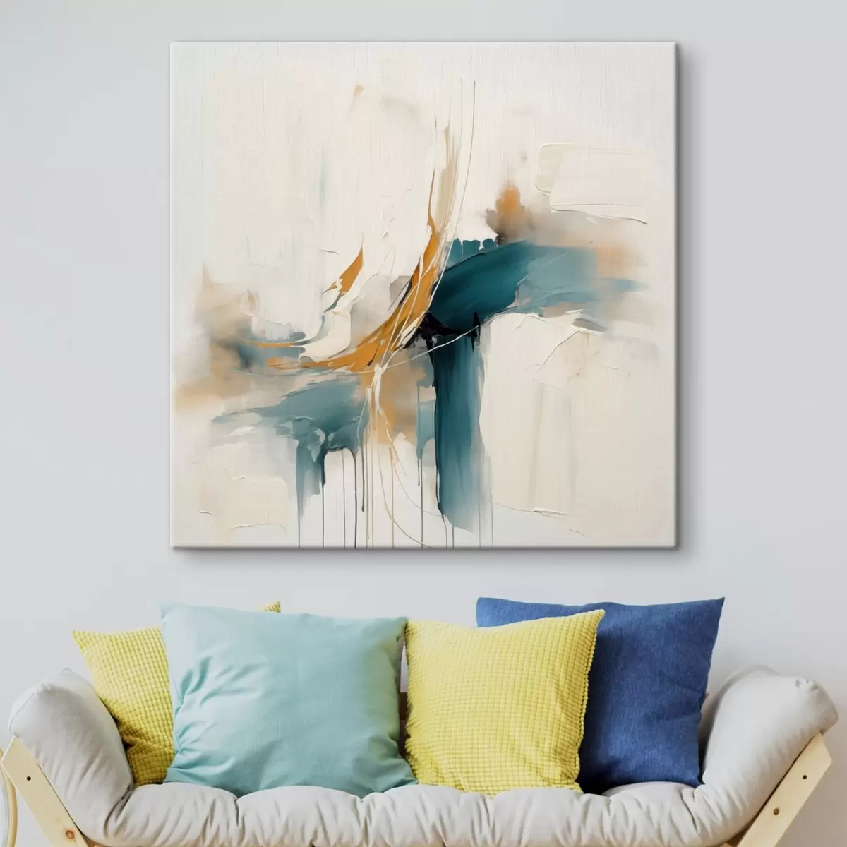 Wandbilder Dynamische Abstraktion mit strukturierten Elementen s46657