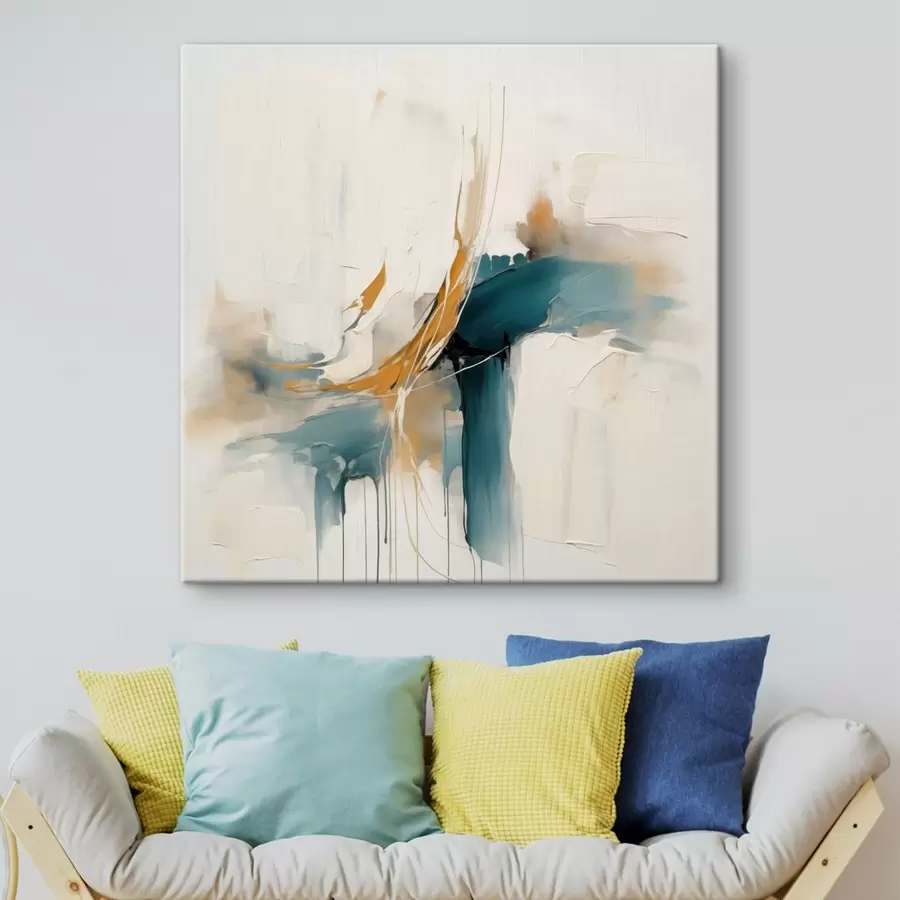 Wandbilder Dynamische Abstraktion mit strukturierten Elementen s46657