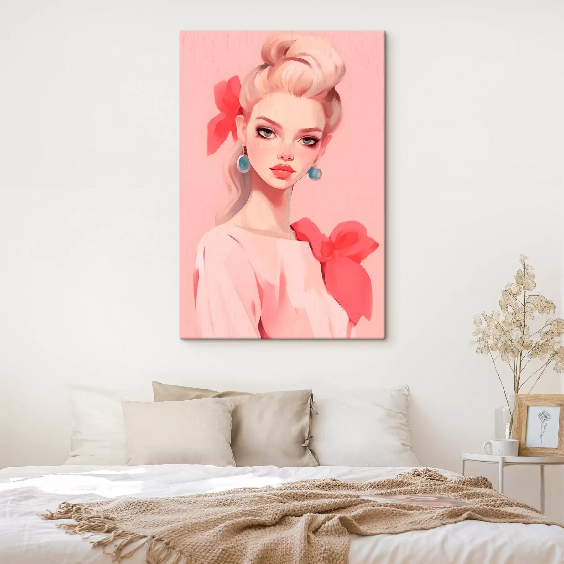 Wandbilder Mädchen in Rosa s46804