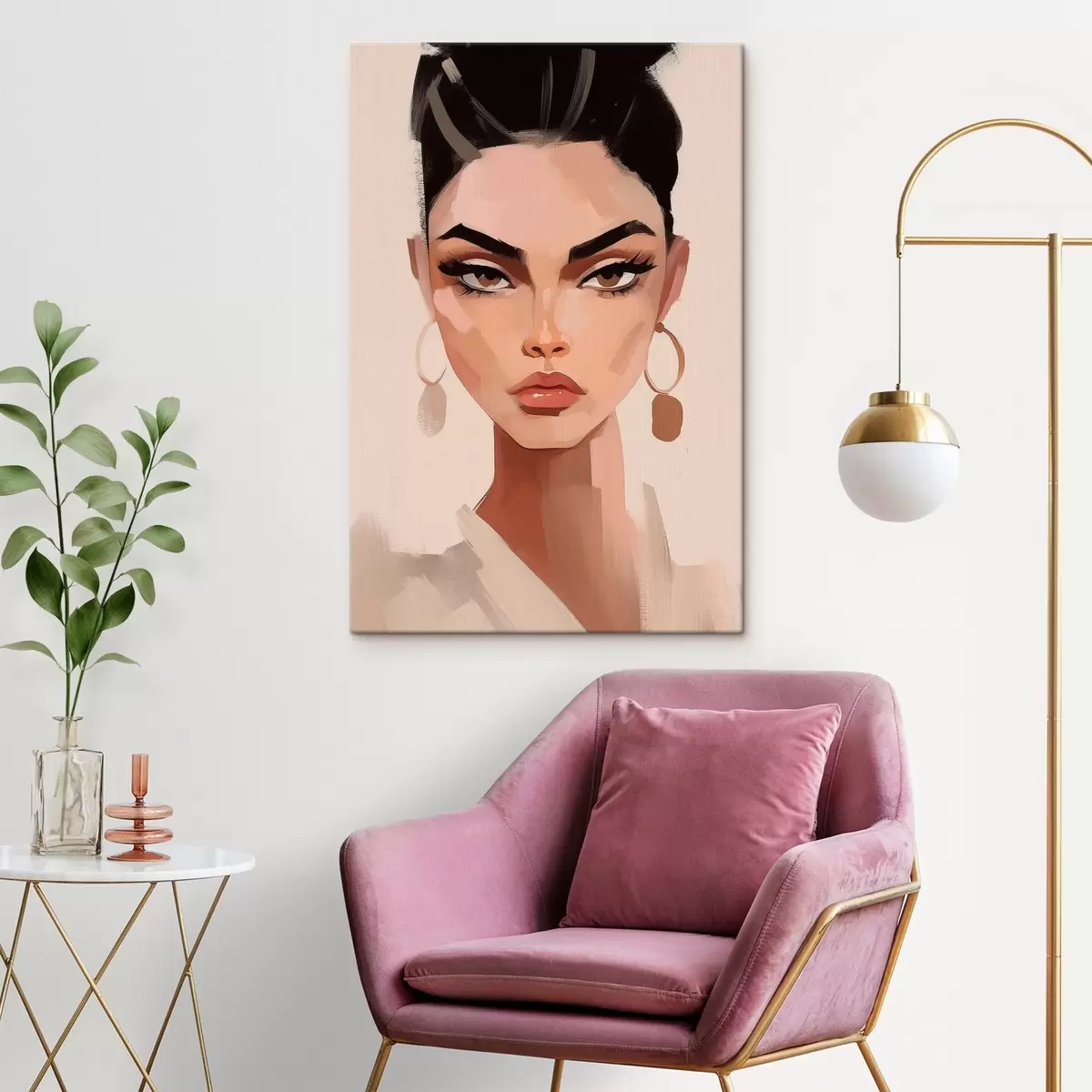 Wandbilder Porträt eines Mädchens s46805