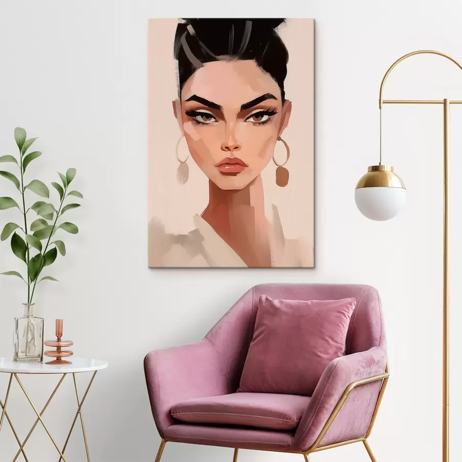 Wandbilder Porträt eines Mädchens s46805