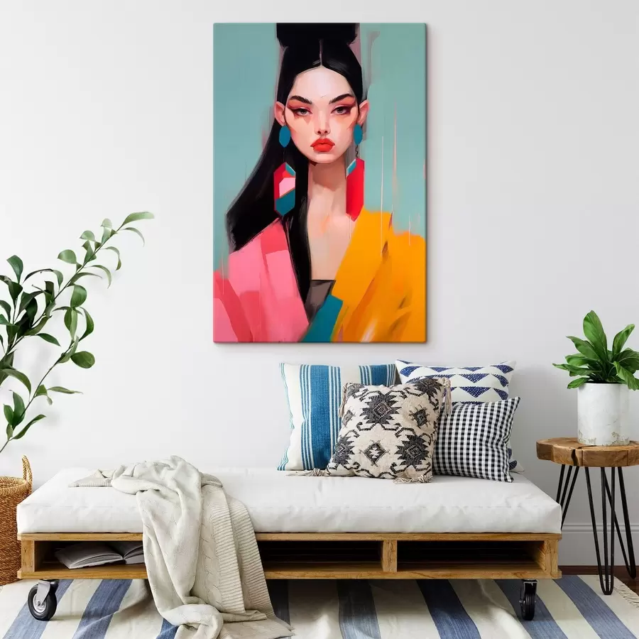 Wandbilder Abstraktes Modeporträt s46808