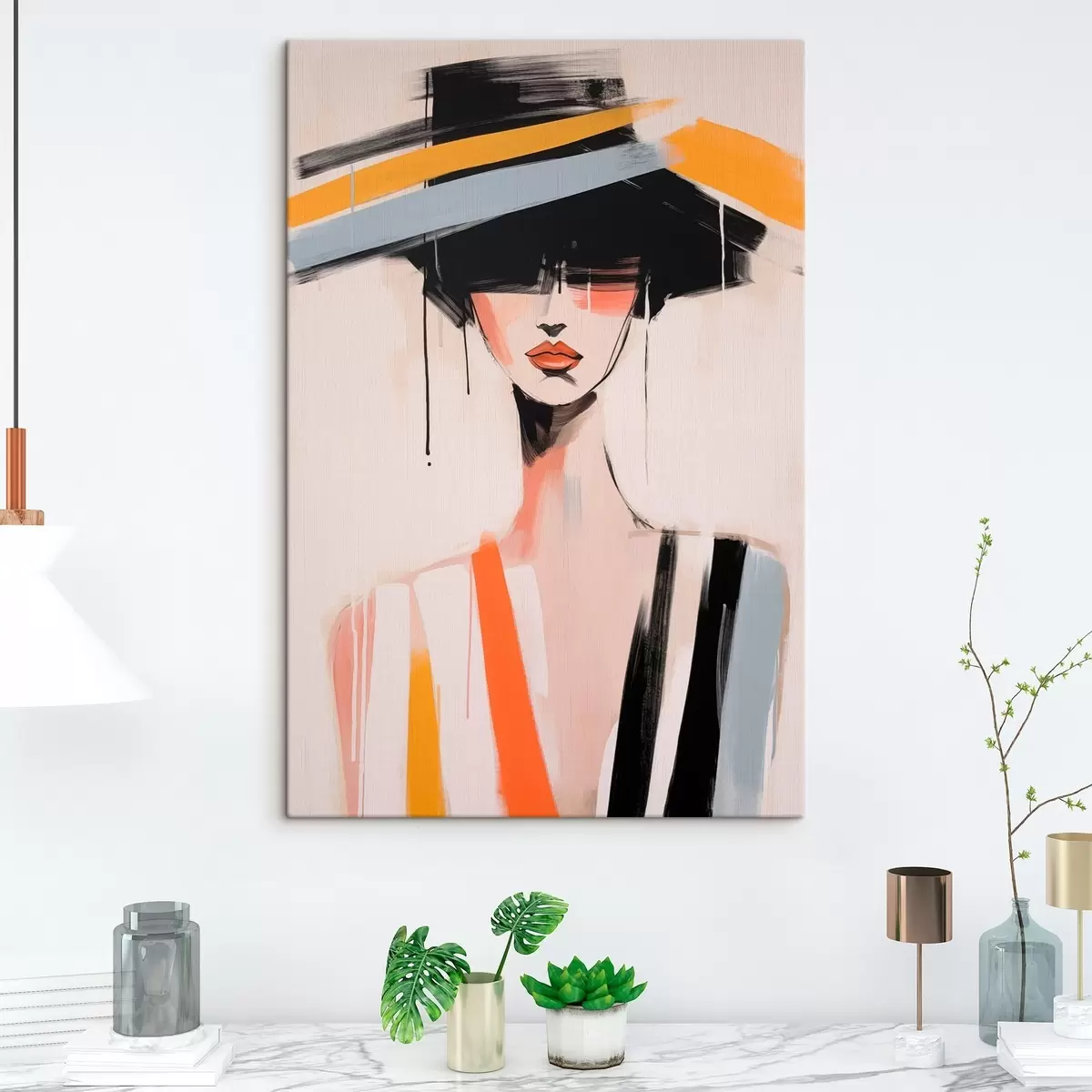 Wandbilder Kubistisches Porträt s46809