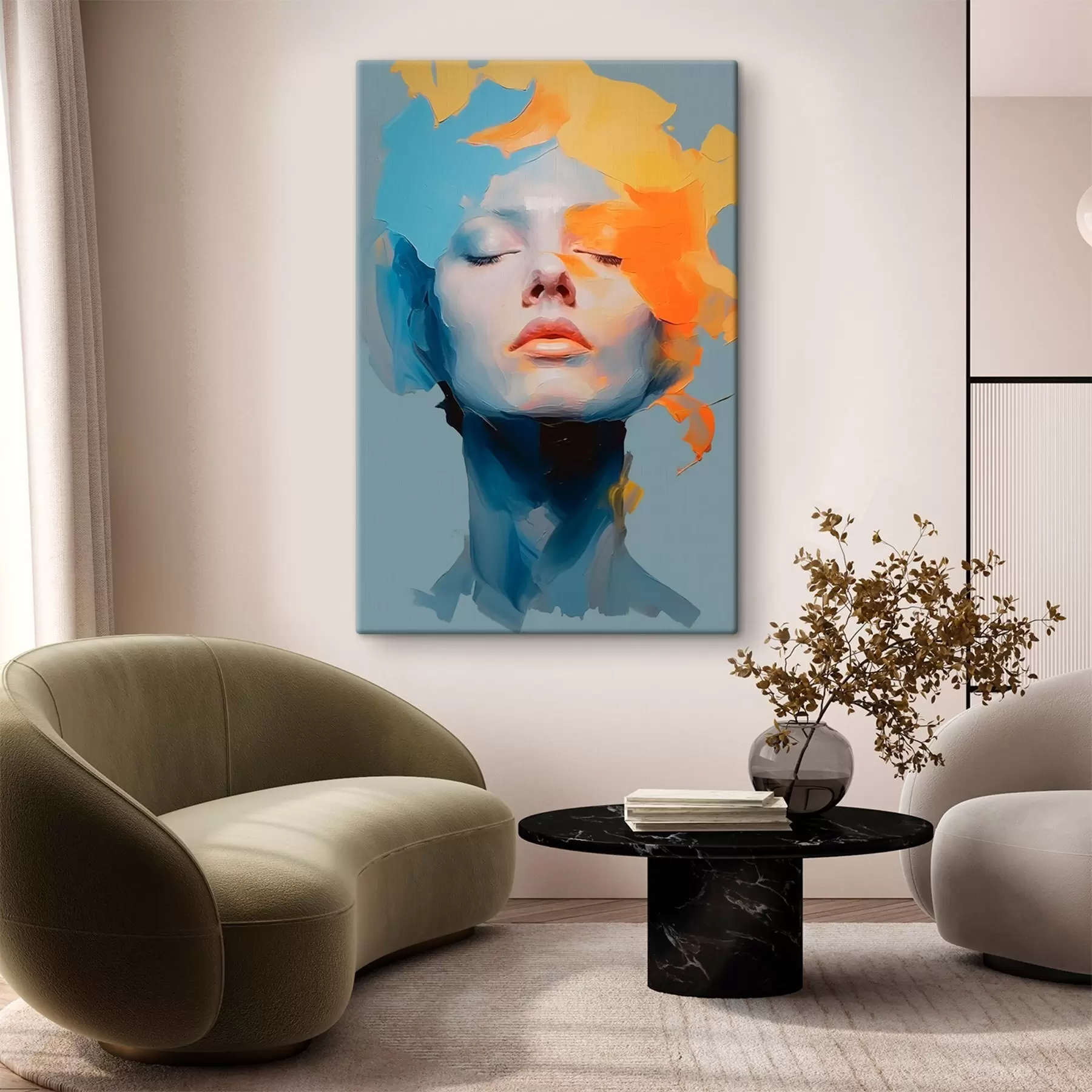 Wandbilder Mädchen in Farbe s46810